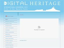 Tablet Screenshot of digitalheritage2013.org